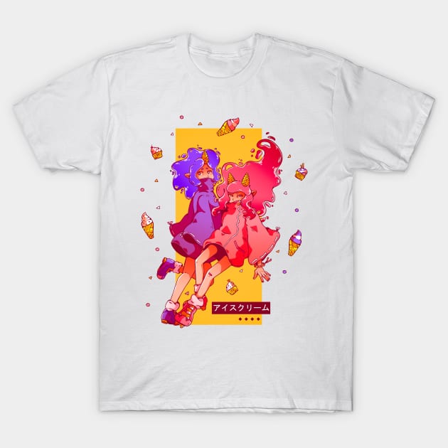 Ice-cream Oni T-Shirt by Chofy87